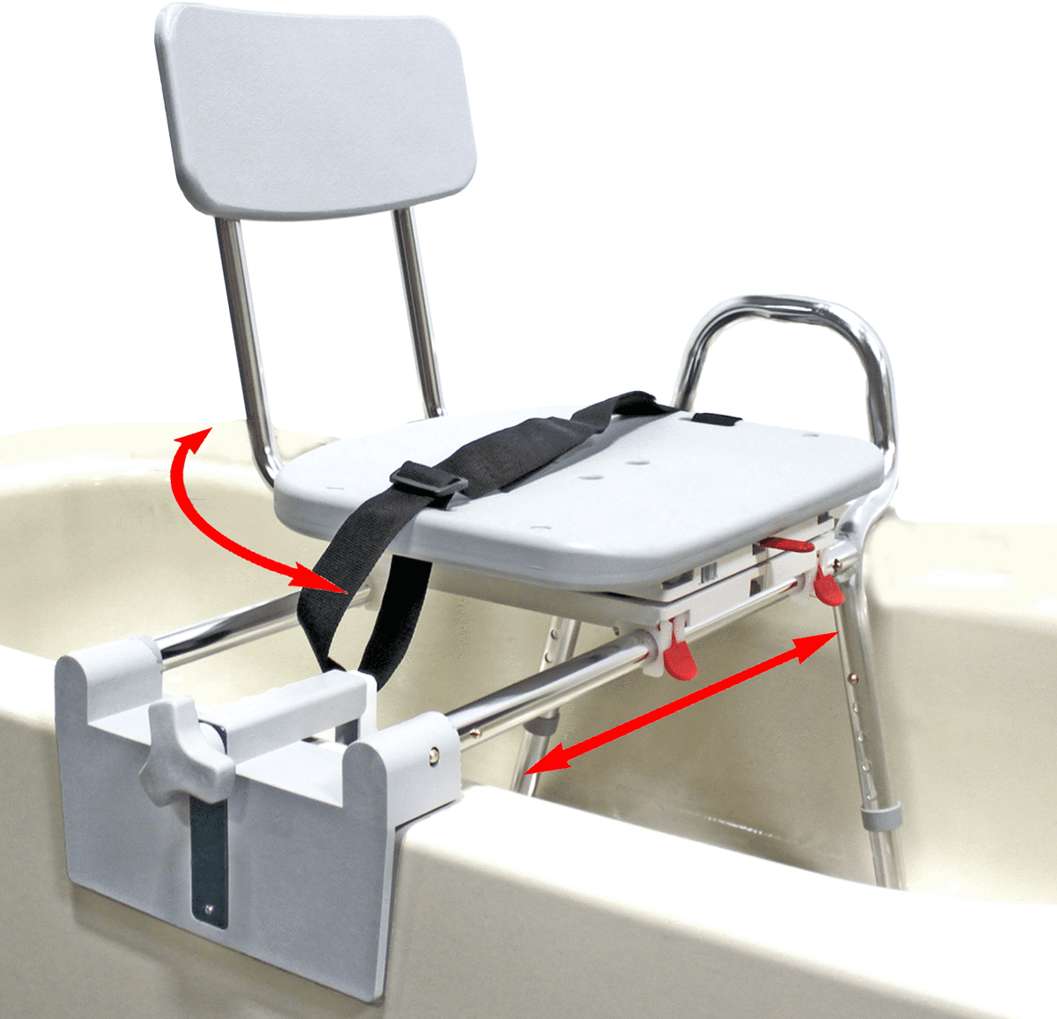 Eagle Health Supplies Tub-Mount Swivel Sliding Bath Transfer Bench