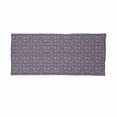 thumbnail image 2 of Eggplant Neck Gaiter, Xmas Snowflakes Floral, Unisex, Violet, by Ambesonne, 2 of 3