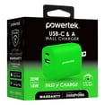 thumbnail image 7 of Liquipel Powertek Neon 20W Combo Wall Charger - Green, 7 of 7
