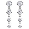 thumbnail image 1 of Nuevo Pendientes de ombligo de acero inoxidable, conjunto unisex, colgante de diamante,, 1 of 5