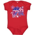 thumbnail image 3 of Inktastic 4th of July Fireworks Stars and American Flag Boys or Girls Baby Bodysuit, 3 of 5