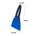 thumbnail image 2 of BotaniNest Portable Winter Ice Scraper Windshield Multifunctional Ice Shovel With Silicone Handle Winter Necessity, 2 of 2