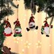 thumbnail image 1 of Gnomo de Navidad JM 4 piezas de adornos de madera decoración de gnomo de Navidad, 1 of 5