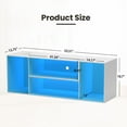 55 \u201D Deformable TV Stand with LED Strip & Power Outlets 2 Pieces