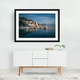 thumbnail image 2 of Amalfi Coast Marina - Campania Italy Photography Harbor Boat Coastal Scenic Travel Poster Architecture Ocean Black Framed Wall Art Print 5 x 7 inches, 2 of 4