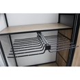 thumbnail image 7 of TUHOME Pull Out Trousers Rack 18 Arms Black Clothes Organizer stainless steel, 7 of 7