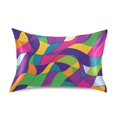 thumbnail image 7 of Yayeee Pillowcase King Size Set of 2 Satin Wrinkle Resistant Pillow Case, Colorful Plaid, 7 of 7