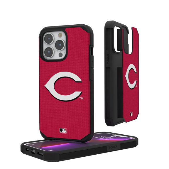 Cincinnati Reds iPhone Solid Design Rugged Case