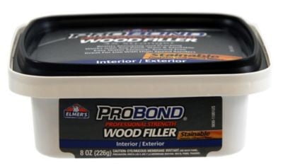 Elmers P9890 Wood Filler, Paste, Mild Acrylic, 0.5 pt Tub