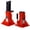 Red, variant on 22 Ton (44,000 lb) Heavy Duty Pin Type Car Jack Stand with Lock, 20 Max Height, Steel, Black, 1 Pair for Trucks SUVs