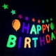 thumbnail image 4 of Pancarta de neón con feliz cumpleaños, papel brillante de arcoíris, bandera con forma de estrella, colgante luminoso para fiesta de cumpleaños, decoración para baby shower, 4 of 5