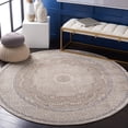 thumbnail image 2 of SAFAVIEH Sofia Waylon Oriental Area Rug, Ivory/Beige, 6'7" x 6'7" Round, 2 of 8