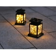 thumbnail image 2 of Outdoor Solar Lantern Hanging Light Garden LED Lamp Yard Patio Pillar for Garden Star light 2pcs, 2 of 8
