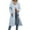 Light Ashy, variant on Breezora Women's Long Cardigan Coat with Zipper and Pockets Button Front Loose Fit Duster Outerwear L Size Beige