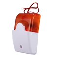 thumbnail image 3 of Mini Wired Strobe Warning Siren Dc 12V Sound Alarm 115Db Orange, 3 of 5