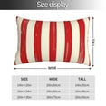 thumbnail image 2 of KLL America Flags2 Pillow Covers Envelope Closure,Super Soft and Cozy Fuzzy Fleece Pillow Case Cover (No pillow core） 16"x24", 2 of 5