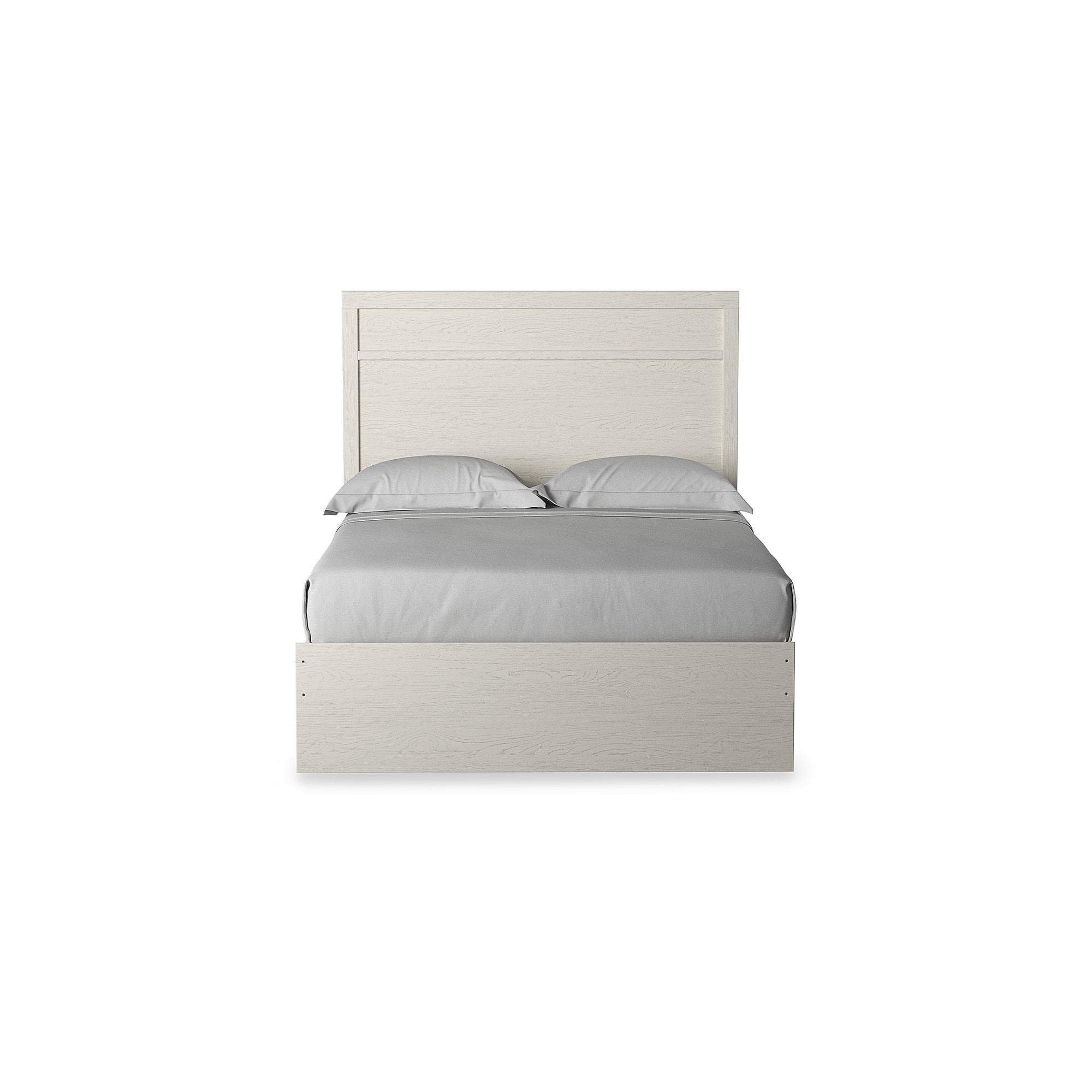 Signature Design by Ashley Stelsie Kids Full Panel Bed with Headboard and Footboard, White Finish
