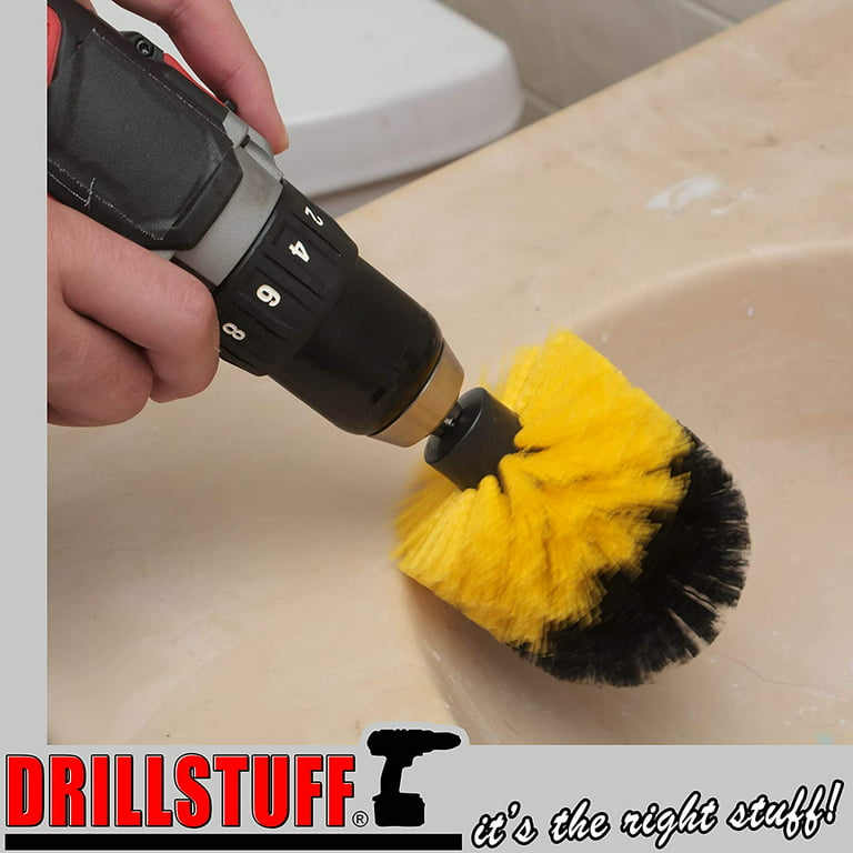 Cleaning Supplies - Bathroom Accessories Drill Brush Grout Cleaner Sink Bathtub