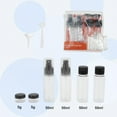 thumbnail image 2 of Unique Bargains Leakproof Travel Container Set with Transparent Zipper Pouch Black 6Pcs, 2 of 6