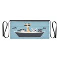 thumbnail image 7 of Yayeee Waist Apron with Pockets for Cooking Waterproof Half Server Aprons, Pirate Animals, 7 of 7