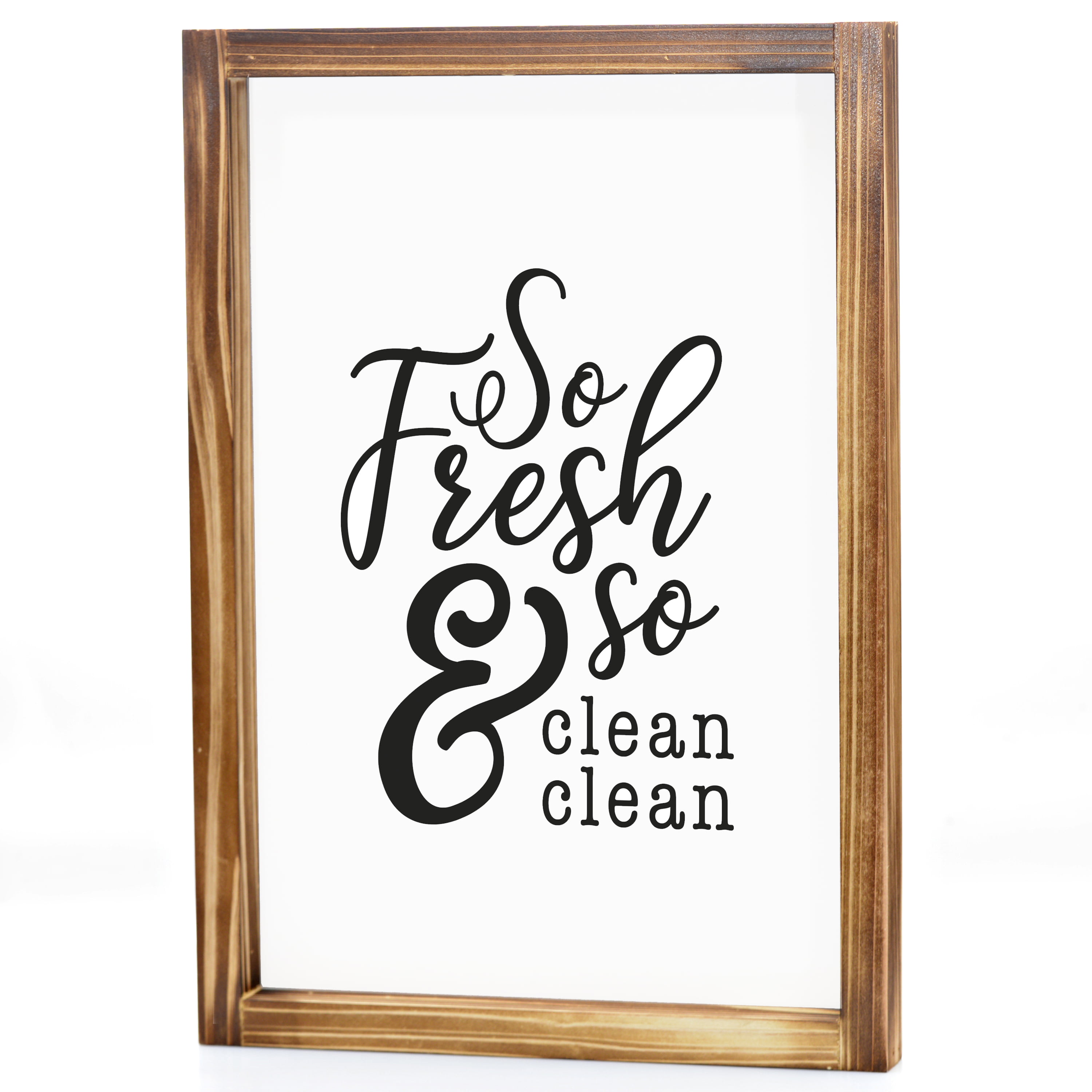 So Fresh and So Clean Clean Sign - Funny Farmhouse Bathroom Sign, Cute ...
