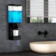 thumbnail image 5 of Dispensador de baño sin contacto de 650 ml, dispensador automático montado en la pared con 2 tazas magnéticas, 5 of 5