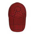 thumbnail image 4 of Daiia Red Black Houndstooth Baseball Cap Men Women Classic Adjustable For Running Workout And Outdoor Activitie All Season Dad Hat Gift, 4 of 9