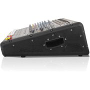 Sound Town 14-Channel 2x800W Powered Mixer w/ 2 Bus, DSP effects, USB MP3, Dual 7-band EQ, Phantom Power (TRITON-142PW)