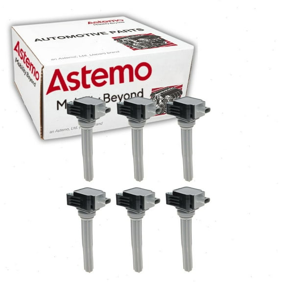 6 pc Hitachi Ignition Coils compatible with Lincoln MKX 2.7L V6 2016-2017