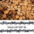 thumbnail image 3 of 10 Inch Chainsaw Chains Replacement Chain for WORX WG309,Sun Joe SWJ803E - 3/8'' .050'' 40 Drive Links, 3 of 8