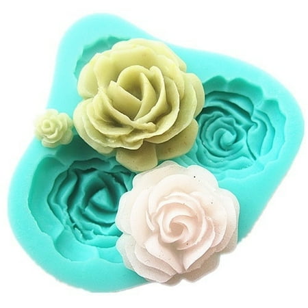 

Roses Flower Silicone Cookie Fondant Cake Mold Cupcake Biscuit Chocolate Mould DIY Cakes Decoration Tool