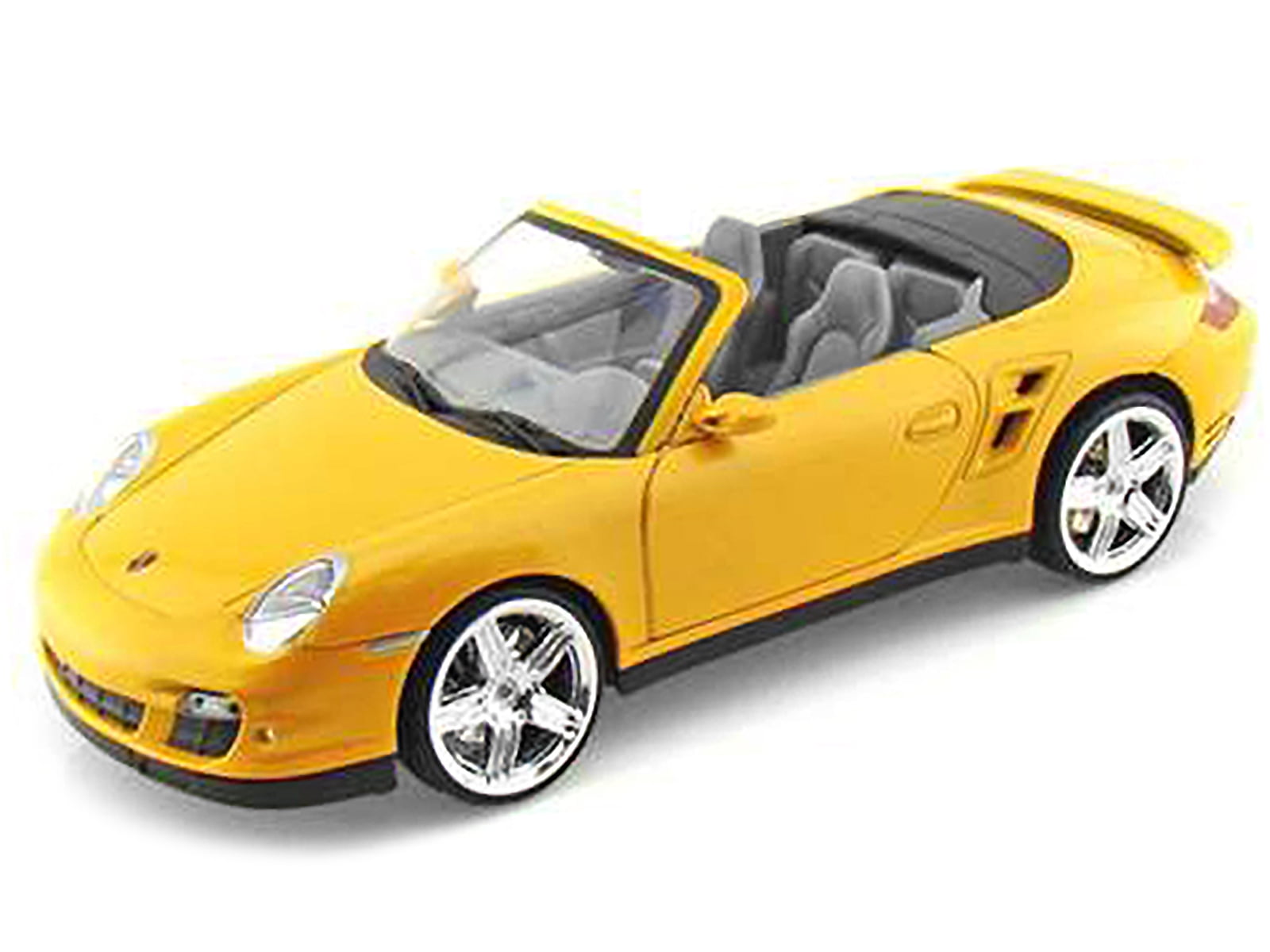 Porsche 911 (997) Turbo Convertible Yellow 1/18 Diecast Car Model by  Motormax - Walmart.com