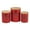 Red, variant on DII Red Coffee/Sugar/Tea Ceramic Canister (Set of 3)