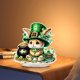 thumbnail image 4 of Decoraciones Del Día de San Patricio Pieza de Platos de Acrílico Verde de Cuatro Hojas para Celebraciones de Hogar, Fiesta Y Oficina, 4 of 9