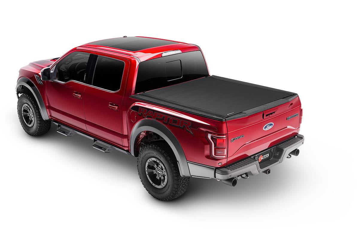 Bak Industries 79329 Tonneau Cover Revolver X4 Hard Roll Up Lockable Using Tailgate Handle Lock Matte Black Aluminum Vinyl Can Be Used With Bak Tool Box Walmart Canada