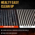 thumbnail image 6 of Grill Mat Set of 5 - Non-Stick Reusable Mats for Gas, Charcoal or Electric Grills - Easy to Clean - 15.7"x19.7", 6 of 9
