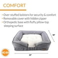 thumbnail image 3 of K&H Pet Products Pillow-Top Orthopedic Lounger Sofa Dog Bed Classy Gray Small 18 X 24 Inches, 3 of 8