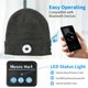 thumbnail image 4 of Bright Knit 5 Led Beanie Hat Con Luz Usb Recargable Lighted Headlamp Torch Cap Winter Running Gear Regalo Para Hombres, Papá, Mujeres Eigraketly OD010258-02, 4 of 6