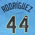 thumbnail image 2 of Julio Rodriguez Autographed Seattle (Baby Blue #44) Jersey - BAS, 2 of 3