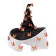 thumbnail image 5 of Sombrero de bruja de Halloween, accesorio para disfraz de Halloween para adultos, ideal para fiestas de disfraces en clubes. Naranja, 5 of 9