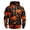 Black, variant on Leidass Halloween Hoodie for Men Funny Pumpkin Face Hooded Sweatshirts Scary Skull Long SLeeve Tops Holiday Costumes Black L
