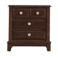 thumbnail image 4 of Glory Furniture Ashford 3 Drawer Nightstand in Cappuccino, 4 of 8