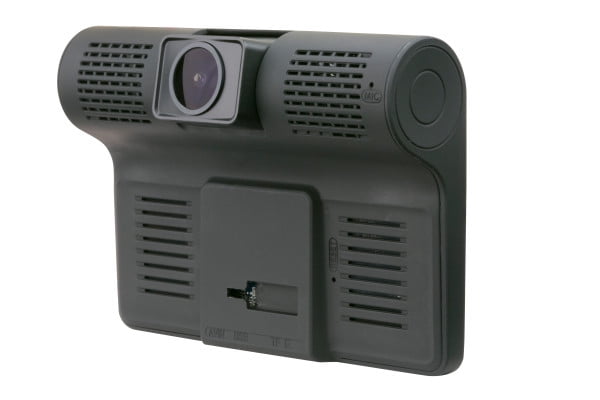 scosche hd dvr front & rear facing lens suction cup dash camera