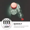 thumbnail image 4 of 6 Pcs Water Bottle Buckle Backpack Clip for Holder Sports Jug Travel Carabiners Multifunction Plastic, 4 of 6