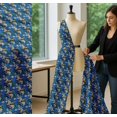 thumbnail image 5 of Soimoi Cotton Voile Fabric Macaw Parrot,Leaves & Waterlily Floral Printed Craft Fabric by the Yard 56 Inch Wide, 5 of 7