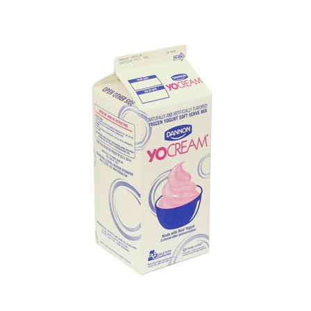 Yocream Yogurt Mix, French Vanilla Low Fat Soft Serve, 64 Ounce -- 6 per case.