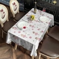 thumbnail image 2 of White Ballerina Swan Pattern Rectangle Tablecloth 60"x102",Waterproof Polyester Rectangle Table Cloth, Wipeable Spillproof Polyester Tablecloth for Dining, Camping, Indoor and Outdoor, 2 of 6