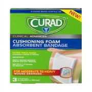 Curad Cushioning Foam Absorbent Bandage 3 Ea -1 Pack
