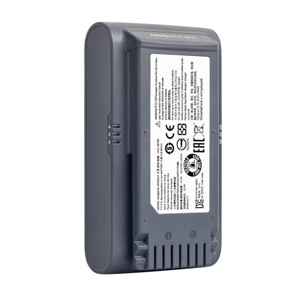 Dust Collector Battery for Samsung VCA-SBT90,VS20T7512N7,VS20R9074S2 VS20T7551P5 VS20R9078S2,Grey, Jet90 90  Jet75/Jet75 pet VS9000 Cordless Stick Vacuum Cleaners Replacement Battery