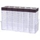 thumbnail image 1 of 6 Estuche Coctelera de especias Tapa abierta de dos vías multifuncional Caja de condimentos transparente Coctelera de sal y pimienta de plástico Recipiente de almacenamiento de condimentos con tapa Ho Afortunado Sencillez, 1 of 4